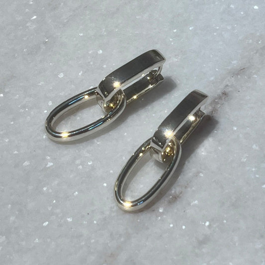 14k Gold Double Hoop - NICKY CLARK INTERIORS