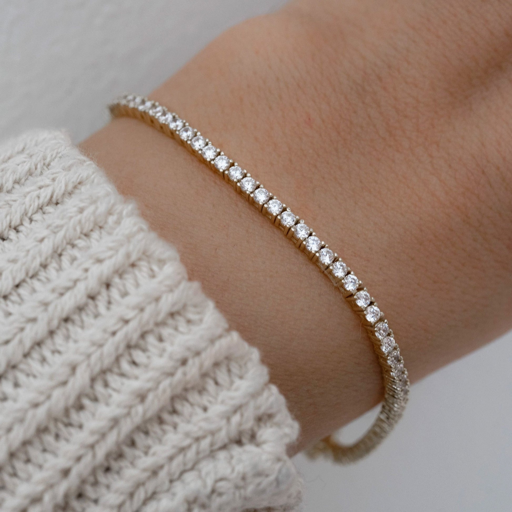 2mm Tennis Bracelet - NICKY CLARK INTERIORS