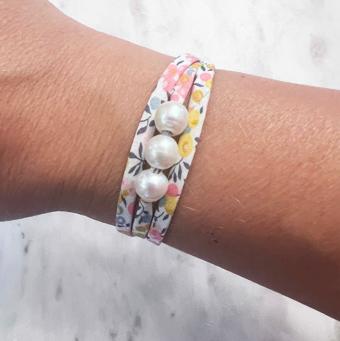 Boho Liberty Pearl Friendship Bracelet - NICKY CLARK INTERIORS