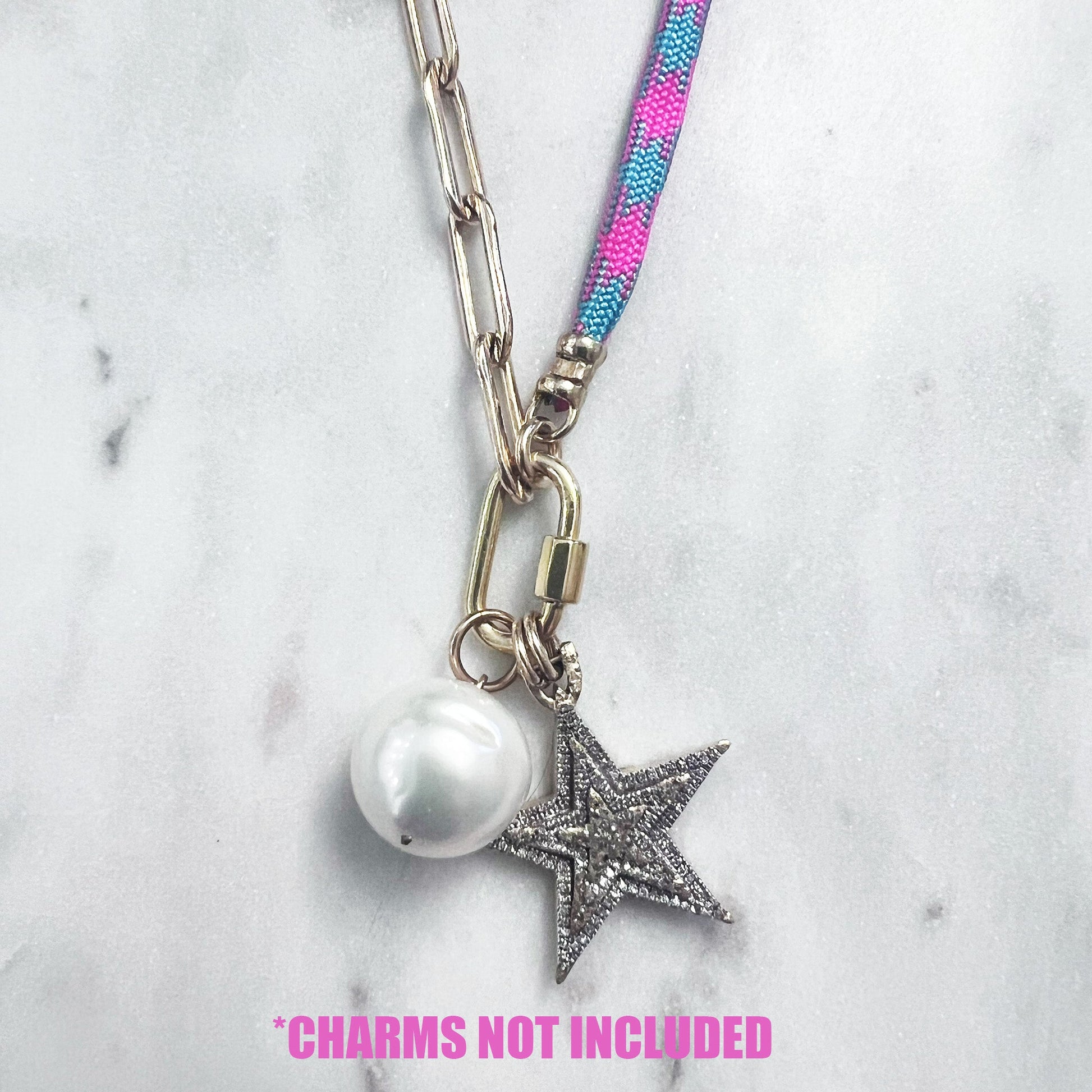 Cord & Gold Chain Bracelet & Necklace - NICKY CLARK INTERIORS