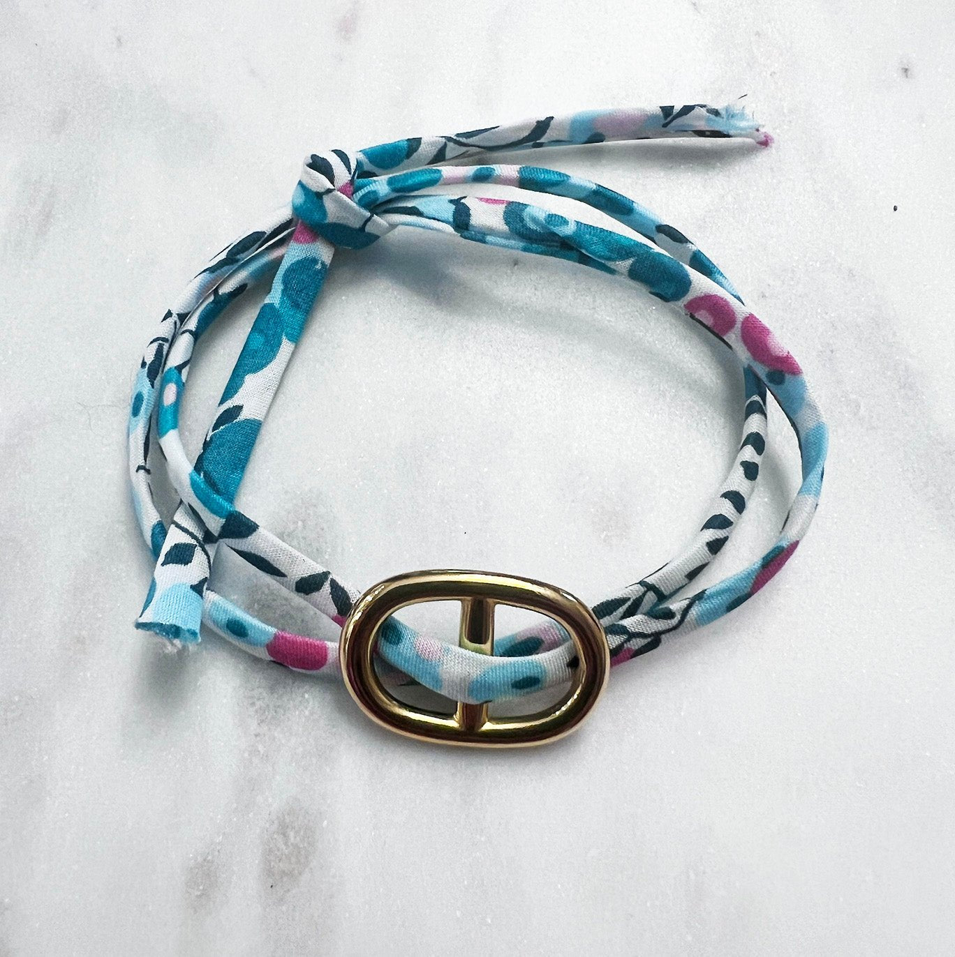 Gold or Silver Preppy Charm Friendship Bracelet - NICKY CLARK INTERIORS