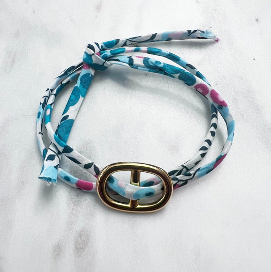 Gold or Silver Preppy Charm Friendship Bracelet - NICKY CLARK INTERIORS