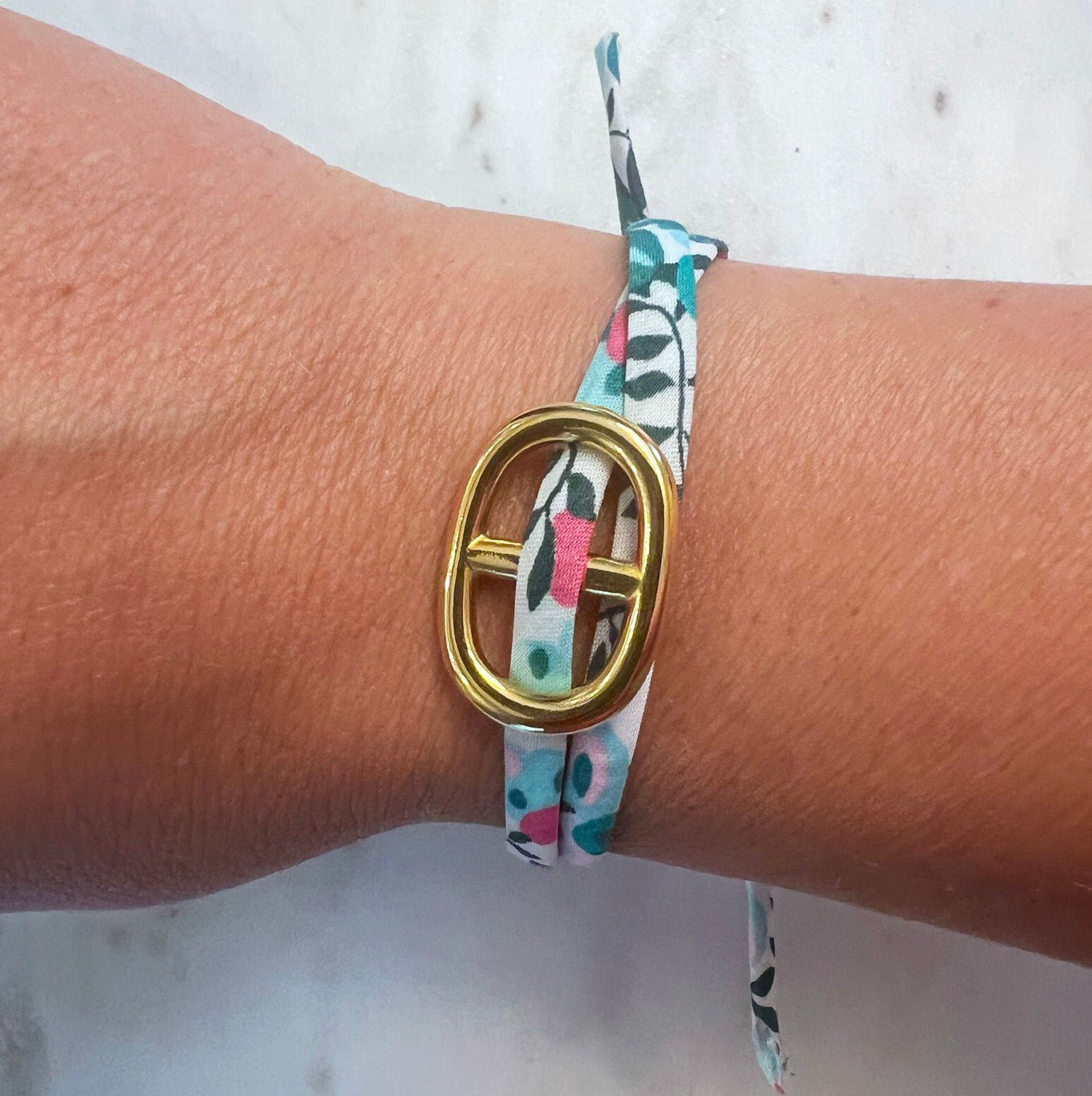 Gold or Silver Preppy Charm Friendship Bracelet - NICKY CLARK INTERIORS