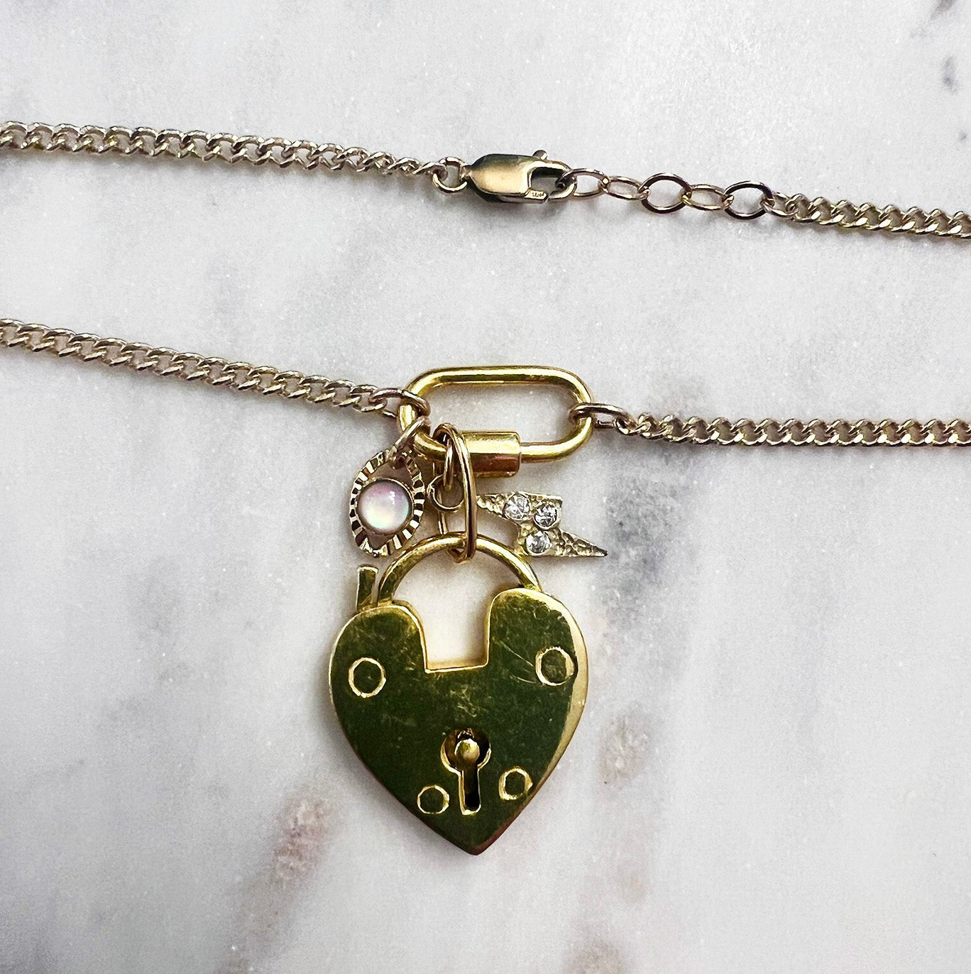 Lock Charm Necklace - NICKY CLARK INTERIORS