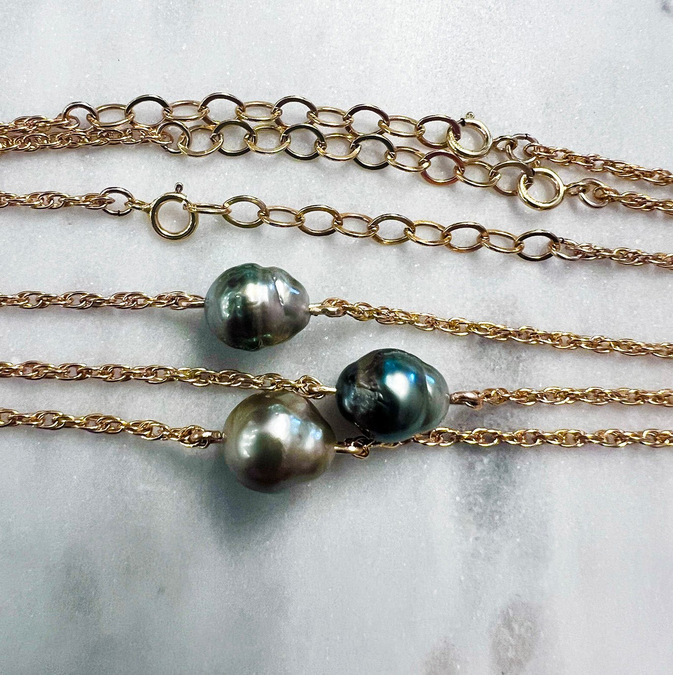 Tahitian Pearl Choker - NICKY CLARK INTERIORS